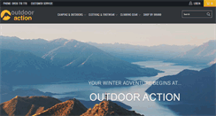 Desktop Screenshot of outdooraction.co.nz